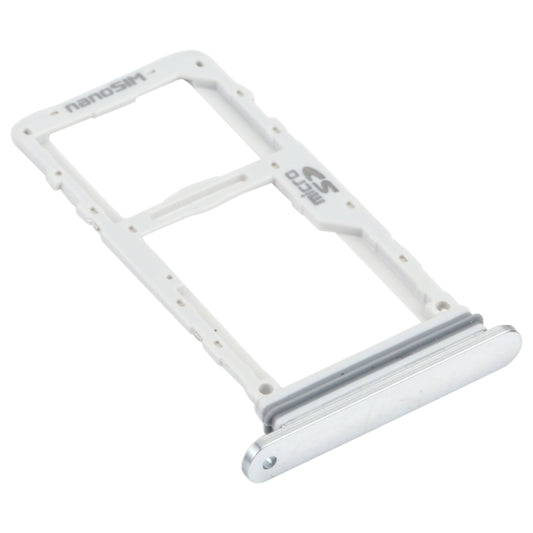 SIM Card Tray + SIM Card Tray / Micro SD Card Tray for LG Velvet 5G LM-G900N LM-G900EM LM-G900 LM-G900TM (Silver) - For LG by buy2fix | Online Shopping UK | buy2fix