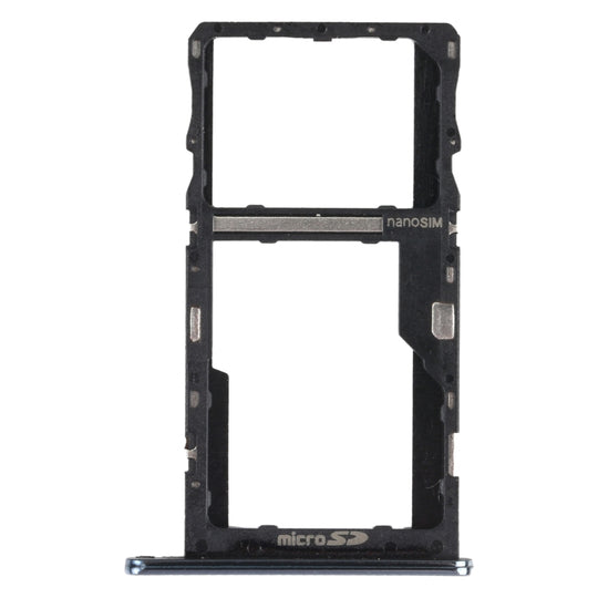 SIM-Kartenfach + Micro-SD-Kartenfach für LG K92 5G LMK920 LM-K920 (Schwarz)