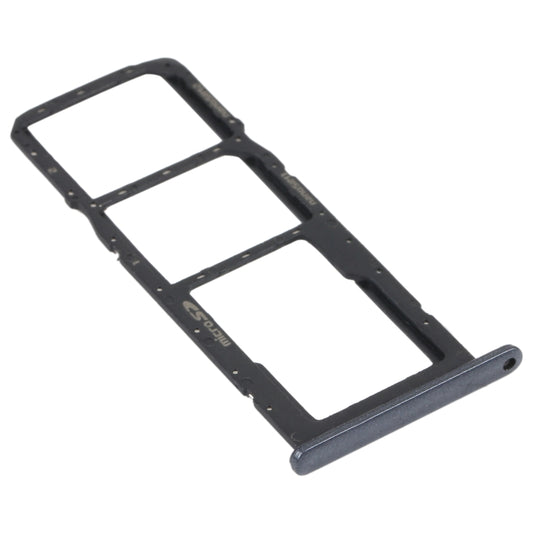 SIM Card Tray + SIM Card Tray + Micro SD Card Tray for LG K41S LMK410EMW LM-K410EMW LM-K410 (Black) - For LG by buy2fix | Online Shopping UK | buy2fix