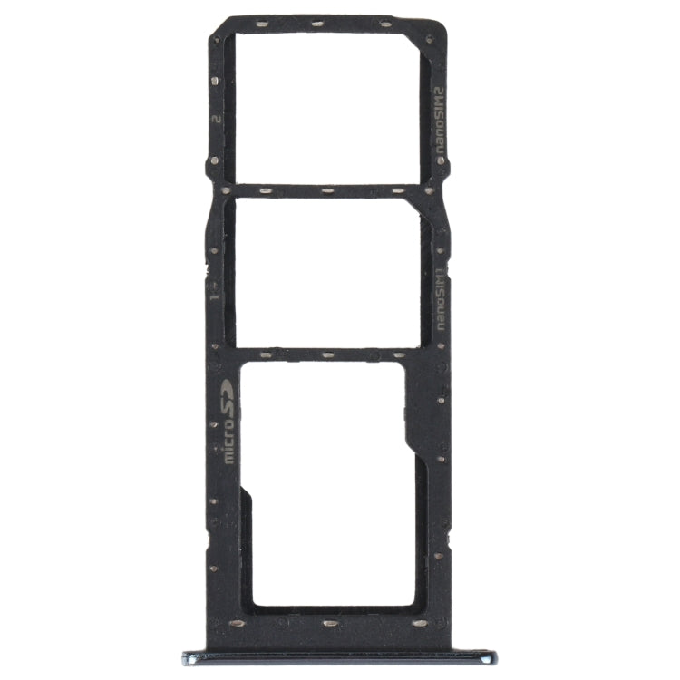 SIM Card Tray + SIM Card Tray + Micro SD Card Tray for LG K41S LMK410EMW LM-K410EMW LM-K410 (Silver) - For LG by buy2fix | Online Shopping UK | buy2fix