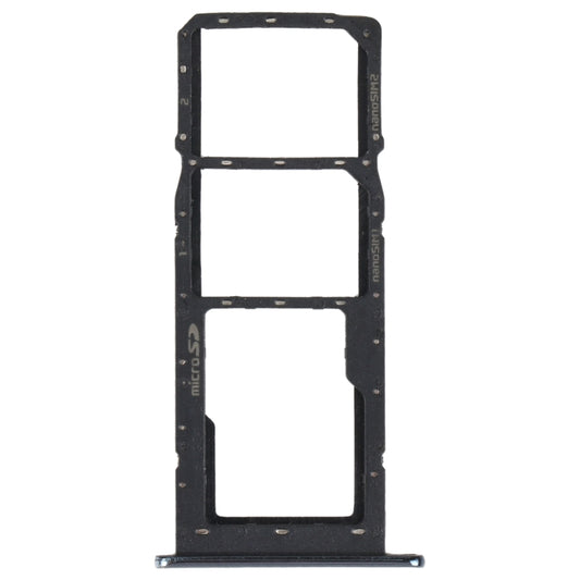 SIM Card Tray + SIM Card Tray + Micro SD Card Tray for LG K41S LMK410EMW LM-K410EMW LM-K410 (Silver) - For LG by buy2fix | Online Shopping UK | buy2fix