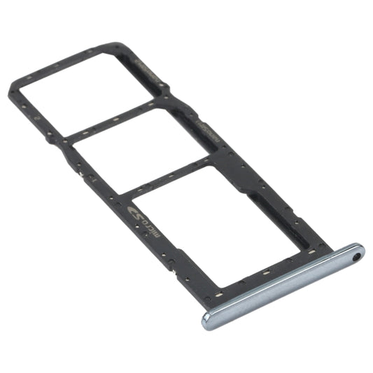 SIM Card Tray + SIM Card Tray + Micro SD Card Tray for LG K41S LMK410EMW LM-K410EMW LM-K410 (Silver) - For LG by buy2fix | Online Shopping UK | buy2fix