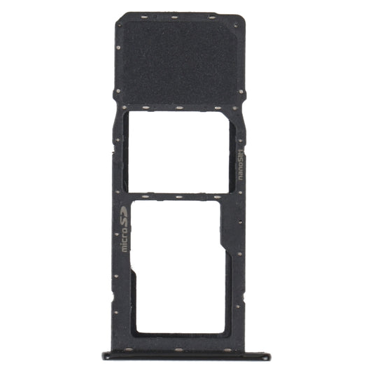 SIM Card Tray + Micro SD Card Tray for LG K41S LMK410EMW LM-K410EMW LM-K410(Black) - For LG by buy2fix | Online Shopping UK | buy2fix
