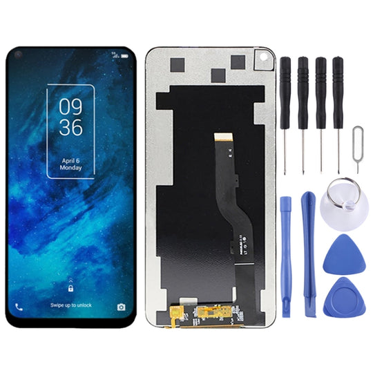LCD-Bildschirm und Digitizer-Vollmontage für TCL 10 5G T790Y (Schwarz)