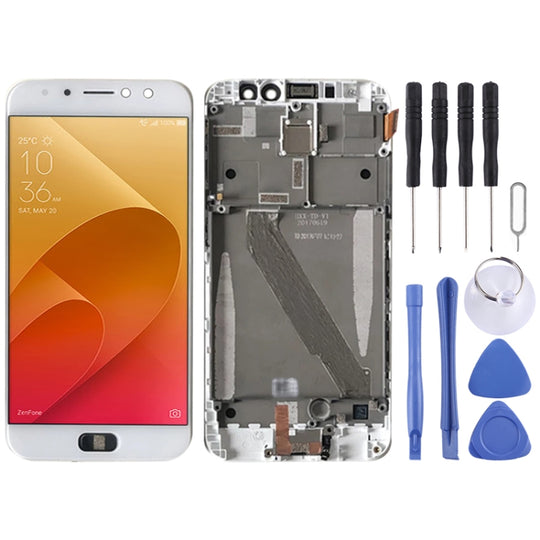 OEM LCD Screen for Asus ZenFone 4 Selfie Pro ZD552KL Z01MD  Digitizer Full Assembly with Frame（White)