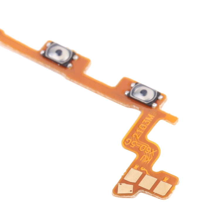 For Vivo X60 V2046A Power Button & Volume Button Flex Cable - Flex Cable by buy2fix | Online Shopping UK | buy2fix