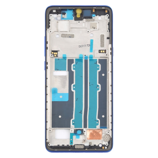Front Housing LCD Frame Bezel Plate for TCL 10 Plus T782H(Blue) - For TCL by buy2fix | Online Shopping UK | buy2fix
