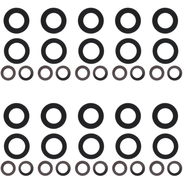 For OnePlus 9R 10pcs Back Camera Lens - Camera Series by buy2fix | Online Shopping UK | buy2fix