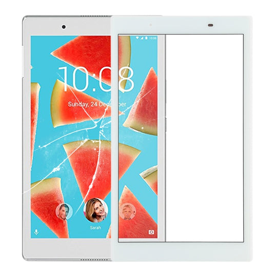 Vordere äußere Glaslinse für Lenovo Tab 4 / TB-8504F / TB-8504X (Weiß)