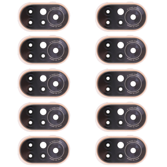 For Huawei Nova 8 5G  10pcs Camera Lens Cover (Gold) - Camera Series by buy2fix | Online Shopping UK | buy2fix