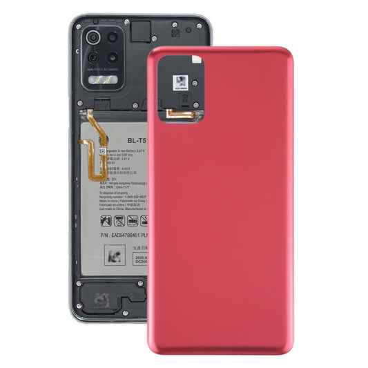 Back Battery Cover for LG K52 / K62 LMK520 LM-K520 LMK520E LM-K520E LMK520Y LM-K520Y LMK520H LM-K520H LMK525H LMK525 LM-K525H LM-K525(Red) - For LG by buy2fix | Online Shopping UK | buy2fix