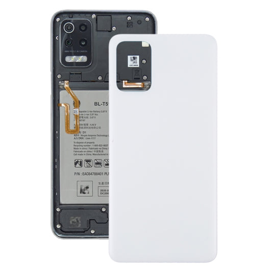 Back Battery Cover for LG K52 / K62 LMK520 LM-K520 LMK520E LM-K520E LMK520Y LM-K520Y LMK520H LM-K520H LMK525H LMK525 LM-K525H LM-K525(White) - For LG by buy2fix | Online Shopping UK | buy2fix
