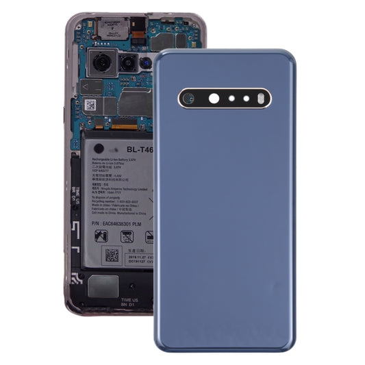 Original Back Battery Cover for LG V60 ThinQ 5G LM-V600(Blue) - For LG by buy2fix | Online Shopping UK | buy2fix
