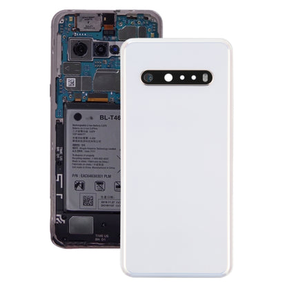 Original Back Battery Cover for LG V60 ThinQ 5G LM-V600(White) - For LG by buy2fix | Online Shopping UK | buy2fix