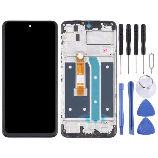 LCD Screen and Digitizer Full Assembly with Frame for LG K52 / K62 / Q52 LMK520 LM-K520 LMK520E LM-K520E LMK520Y LM-K520Y LMK520H LM-K520H LMK525H LMK525 LM-K525H LM-K525 - For LG by buy2fix | Online Shopping UK | buy2fix