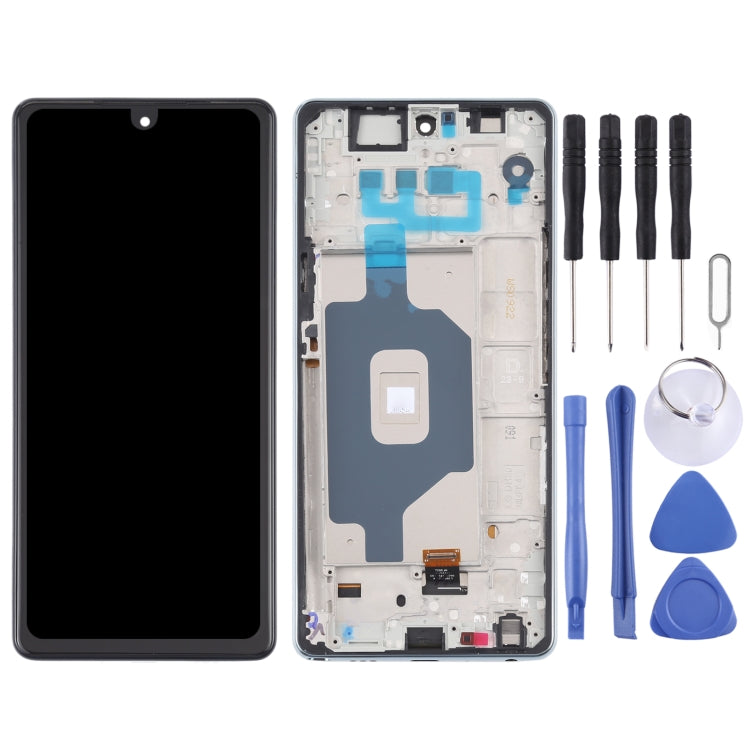 Original LCD Screen for LG Stylo 6 / K71 LMQ730TM LM-Q730TM LMQ730HA LM-Q730HA Digitizer Full Assembly with Frame (Silver) - For LG by buy2fix | Online Shopping UK | buy2fix
