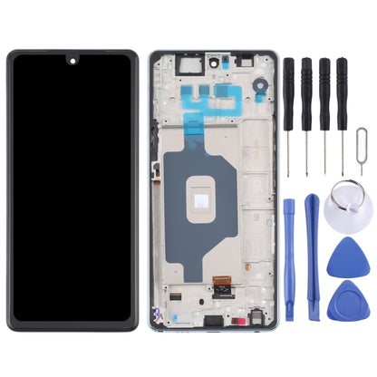 Original LCD Screen for LG Stylo 6 / K71 LMQ730TM LM-Q730TM LMQ730HA LM-Q730HA Digitizer Full Assembly with Frame (Silver) - For LG by buy2fix | Online Shopping UK | buy2fix