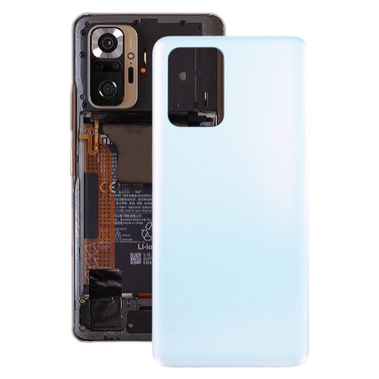 Original Back Battery Cover for Xiaomi Redmi Note 10 Pro (China) 5G(White) - Back Cover by buy2fix | Online Shopping UK | buy2fix