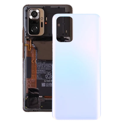 Original Back Battery Cover for Xiaomi Redmi Note 10s M2101K7BG(White) - Back Cover by buy2fix | Online Shopping UK | buy2fix