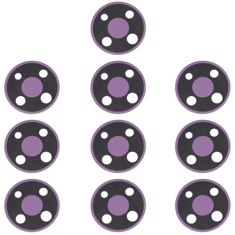 10 PCS Back Camera Lens for Nokia 3.4 TA-1288 TA-1285 TA-1283(Purple) - Camera by buy2fix | Online Shopping UK | buy2fix