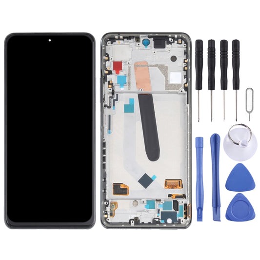 AMOLED Material Original LCD Screen and Digitizer Full Assembly With Frame for Xiaomi Redmi K40 / Redmi K40 Pro / Redmi K40 Pro+ / Mi 11i / Poco F3 / M2012K11AC M2012K11C M2012K11AG M2012K11G(Black) - LCD Screen by buy2fix | Online Shopping UK | buy2fix