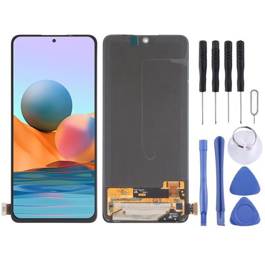 Écran LCD et numériseur en matériau OLED pour Xiaomi Redmi Note 10 Pro 4G / Redmi Note 10 Pro (Inde) / Redmi Note 10 Pro Max (4G) M2101K6G M2101K6R M2101K6P M2101K6I