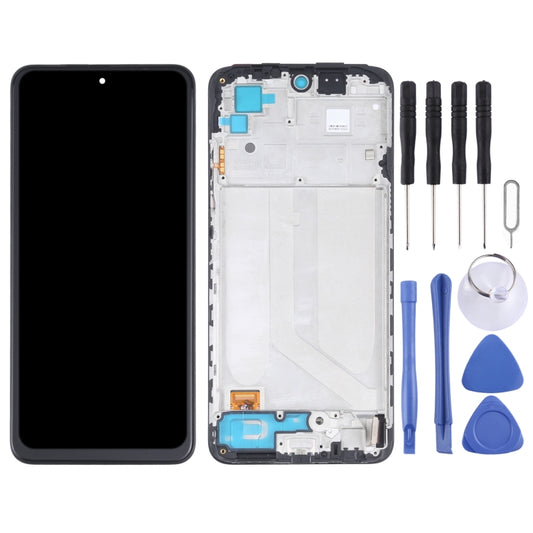 OLED Material LCD Screen and Digitizer Full Assembly With Frame for Xiaomi Redmi Note 10 4G / Redmi Note 10s 4G / Redmi Note 11 SE India / Poco M5s  M2101K7AI M2101K7AG M2101K7BG M2101K7BI M2101K7BNY - LCD Screen by buy2fix | Online Shopping UK | buy2fix