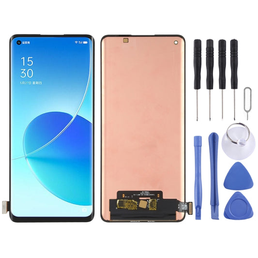 Original AMOLED Material LCD Screen and Digitizer Full Assembly for OPPO Reno6 Pro 5G / Reno6 Pro+ 5G - LCD Screen by buy2fix | Online Shopping UK | buy2fix