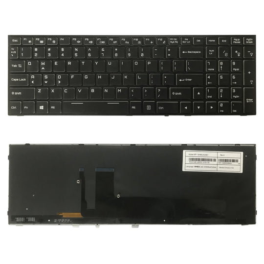 Clavier Version américaine avec rétro-éclairage pour Hasee G10 Z8 Z7M Z7-CT5NA7NA7GS KPZGZ GX9 911PLUS CN95S01