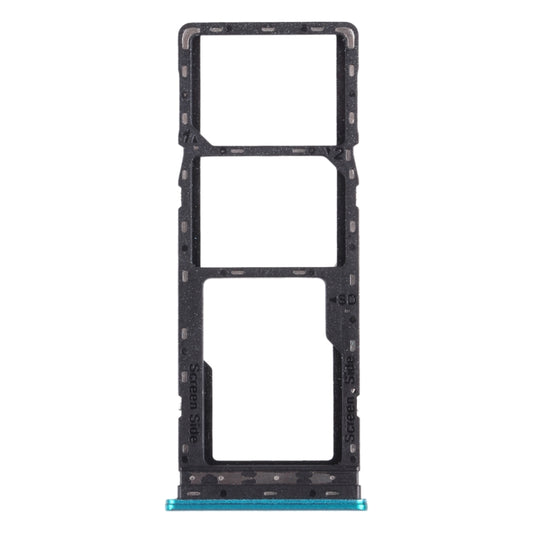 For infinix Hot 9 Play X680 C680B X680C SIM Card Tray + SIM Card Tray + Micro SD Card Tray (Green) - Card Tray by buy2fix | Online Shopping UK | buy2fix