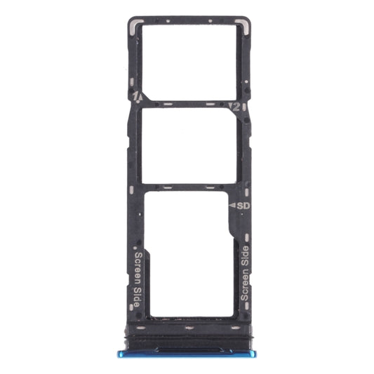 For infinix Note 8 X692 SIM Card Tray + SIM Card Tray + Micro SD Card Tray (Green) - Card Tray by buy2fix | Online Shopping UK | buy2fix