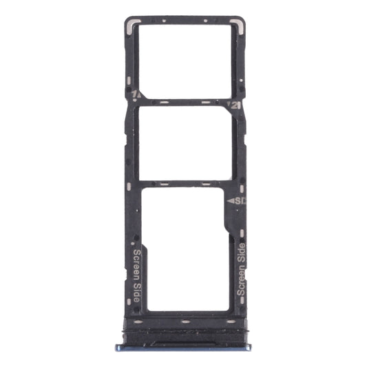 For infinix Note 8 X692 SIM Card Tray + SIM Card Tray + Micro SD Card Tray (Grey) - Card Tray by buy2fix | Online Shopping UK | buy2fix