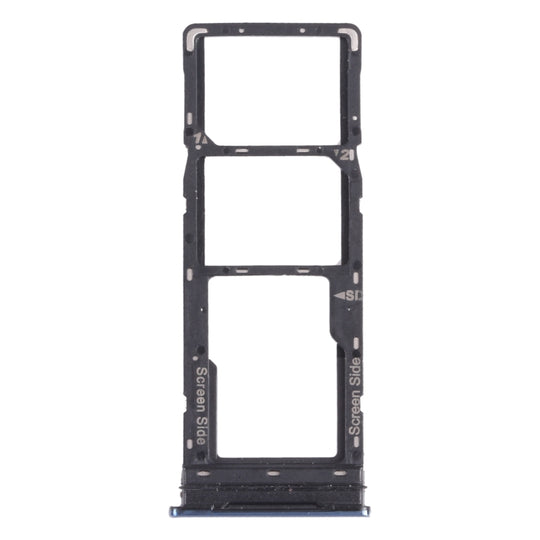For infinix Note 8 X692 SIM Card Tray + SIM Card Tray + Micro SD Card Tray (Grey)
