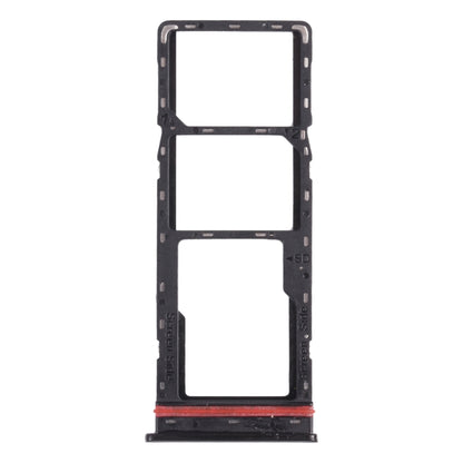 For infinix Hot 8 Lite X650 SIM Card Tray + SIM Card Tray + Micro SD Card Tray (Black) - Card Tray by buy2fix | Online Shopping UK | buy2fix