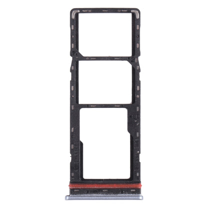 For infinix Hot 8 Lite X650 SIM Card Tray + SIM Card Tray + Micro SD Card Tray (Grey) - Card Tray by buy2fix | Online Shopping UK | buy2fix
