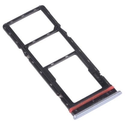 For infinix Hot 8 Lite X650 SIM Card Tray + SIM Card Tray + Micro SD Card Tray (Grey) - Card Tray by buy2fix | Online Shopping UK | buy2fix