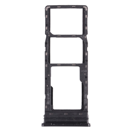 For infinix Smart 5 X657 X657C SIM Card Tray + SIM Card Tray + Micro SD Card Tray (Black) - Card Tray by buy2fix | Online Shopping UK | buy2fix