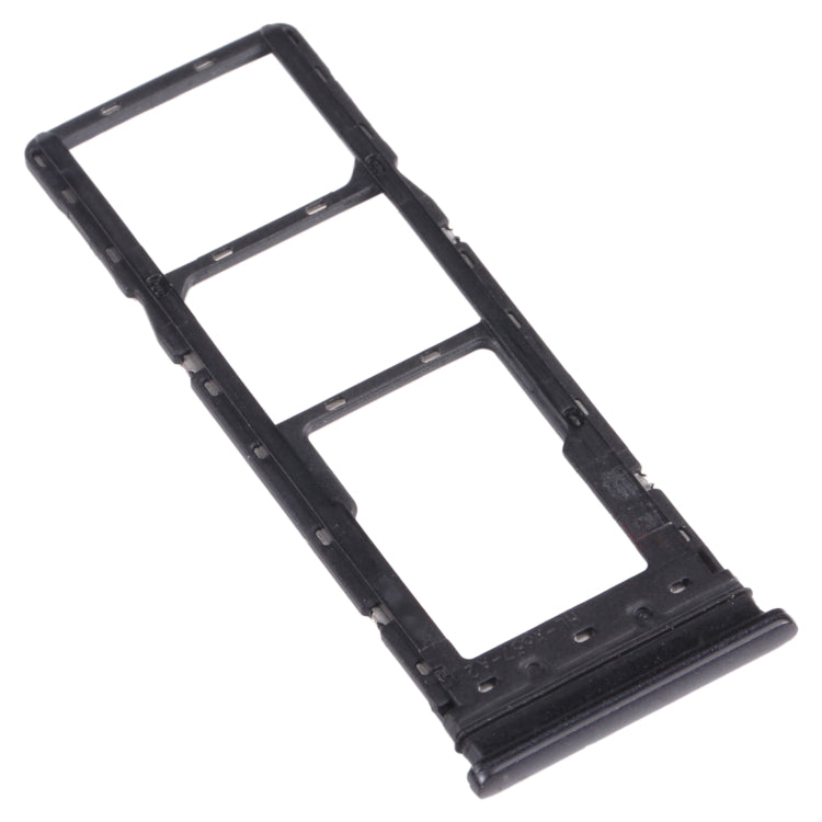 For infinix Smart 5 X657 X657C SIM Card Tray + SIM Card Tray + Micro SD Card Tray (Black) - Card Tray by buy2fix | Online Shopping UK | buy2fix
