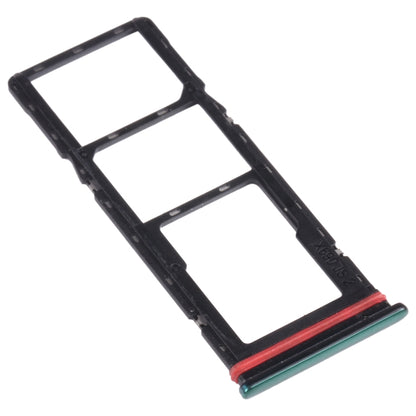 For Infinix Hot 9 X655C X655 X655D SIM Card Tray + SIM Card Tray + Micro SD Card Tray (Green) - Card Tray by buy2fix | Online Shopping UK | buy2fix