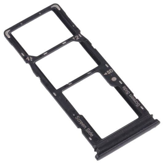 For Tecno Spark 5 Pro KD7 SIM Card Tray + SIM Card Tray + Micro SD Card Tray (Black) - Card Tray by buy2fix | Online Shopping UK | buy2fix