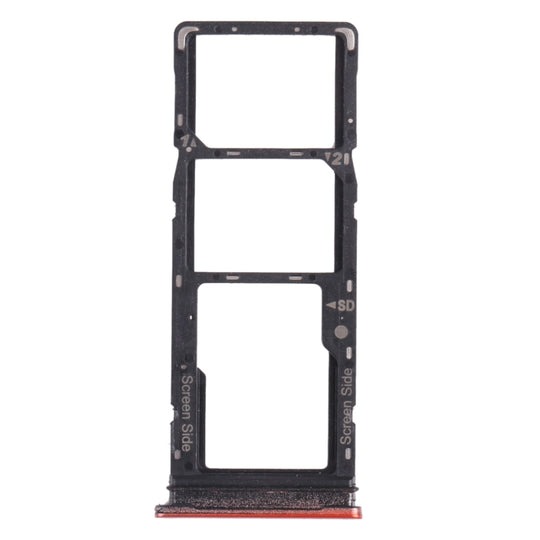 Plateau de carte SIM + plateau de carte SIM + plateau de carte Micro SD pour Tecno Spark 5 Pro KD7 (Orange)