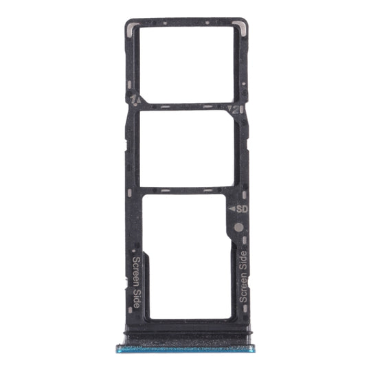 Plateau de carte SIM + plateau de carte SIM + plateau de carte Micro SD pour Tecno Spark 5 Pro KD7 (vert)