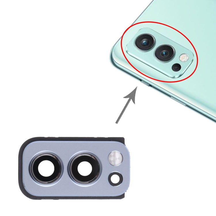 For OnePlus Nord 2 Camera Lens Cover (Grey) - Camera Series by buy2fix | Online Shopping UK | buy2fix