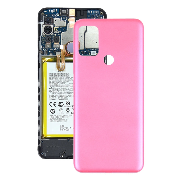 Battery Back Cover for Motorola Moto G20 XT2138-1 XT2138-2 (Pink) - Back Cover by buy2fix | Online Shopping UK | buy2fix