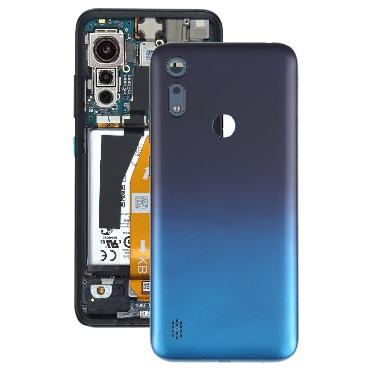 Battery Back Cover for Motorola Moto E6i XT2053-5 (Blue) - Back Cover by buy2fix | Online Shopping UK | buy2fix
