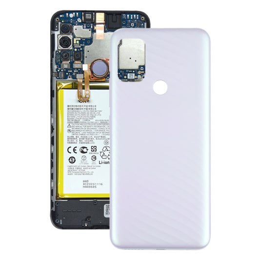 Battery Back Cover for Motorola Moto G10 XT2127-2 (Silver) - Back Cover by buy2fix | Online Shopping UK | buy2fix