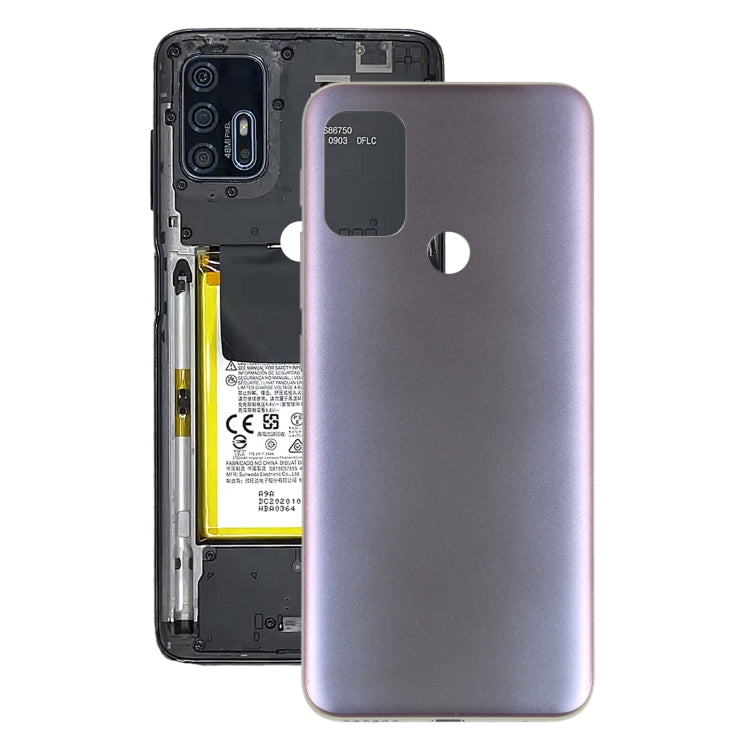 Battery Back Cover for Motorola Moto G30 XT2129-1 XT2129-2 PAML0000IN (Purple) - Back Cover by buy2fix | Online Shopping UK | buy2fix
