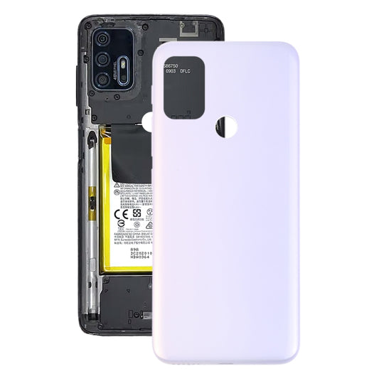 Battery Back Cover for Motorola Moto G30 XT2129-1 XT2129-2 PAML0000IN (White) - Back Cover by buy2fix | Online Shopping UK | buy2fix