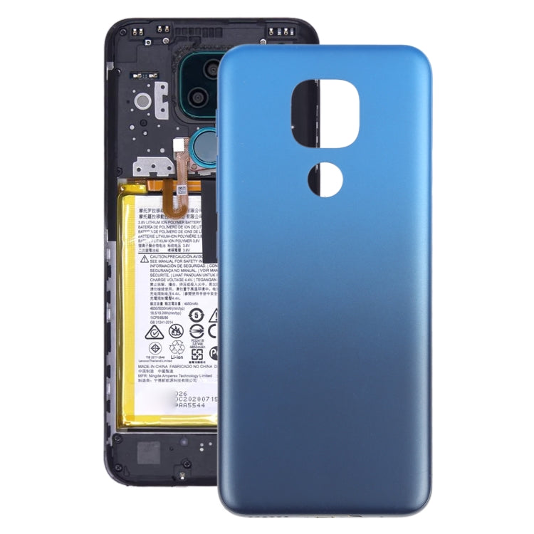 Battery Back Cover for Motorola Moto E7 Plus XT2081-1 (Blue) - Back Cover by buy2fix | Online Shopping UK | buy2fix