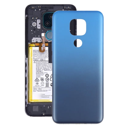 Battery Back Cover for Motorola Moto E7 Plus XT2081-1 (Blue) - Back Cover by buy2fix | Online Shopping UK | buy2fix